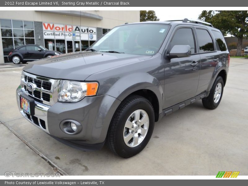 Sterling Gray Metallic / Charcoal Black 2012 Ford Escape Limited V6
