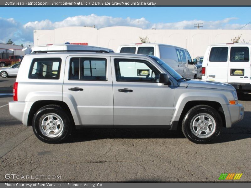 Bright Silver Metallic / Dark Slate Gray/Medium Slate Gray 2009 Jeep Patriot Sport