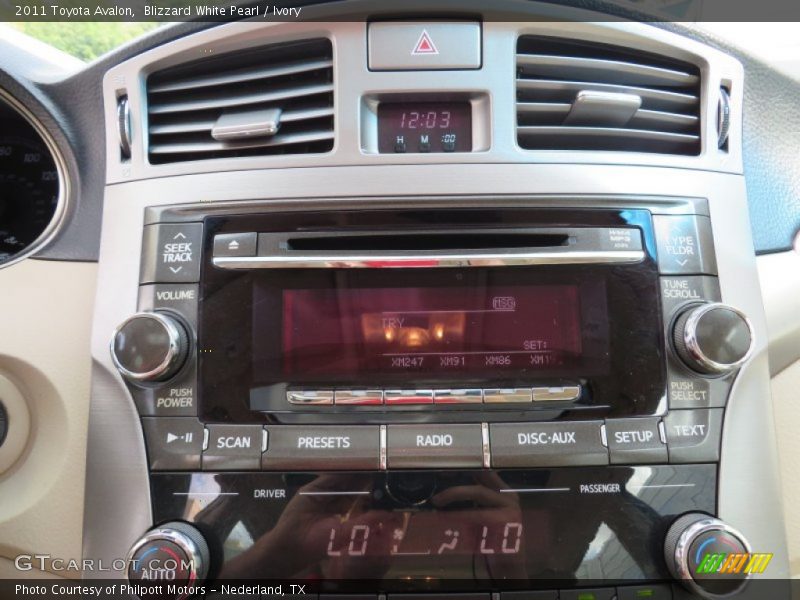 Blizzard White Pearl / Ivory 2011 Toyota Avalon