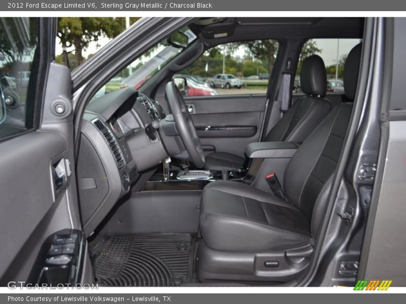  2012 Escape Limited V6 Charcoal Black Interior