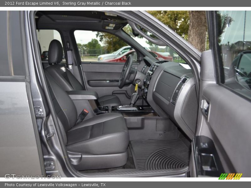 Sterling Gray Metallic / Charcoal Black 2012 Ford Escape Limited V6