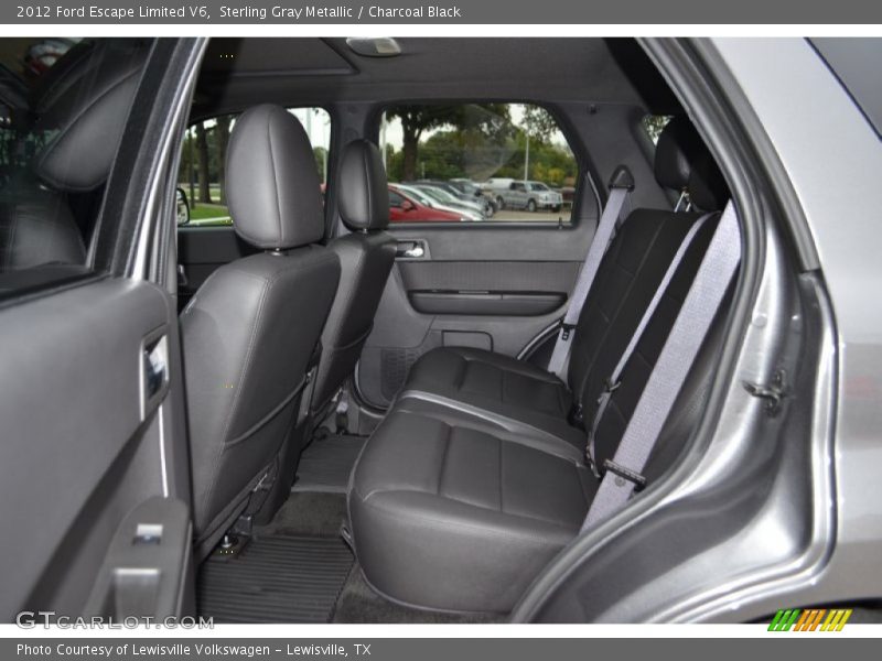 Sterling Gray Metallic / Charcoal Black 2012 Ford Escape Limited V6