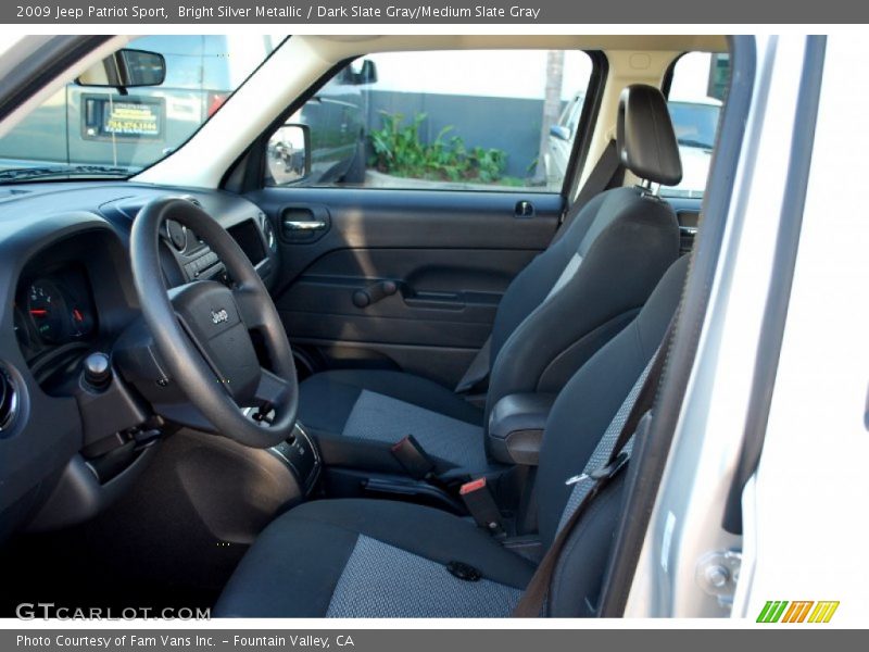 Bright Silver Metallic / Dark Slate Gray/Medium Slate Gray 2009 Jeep Patriot Sport