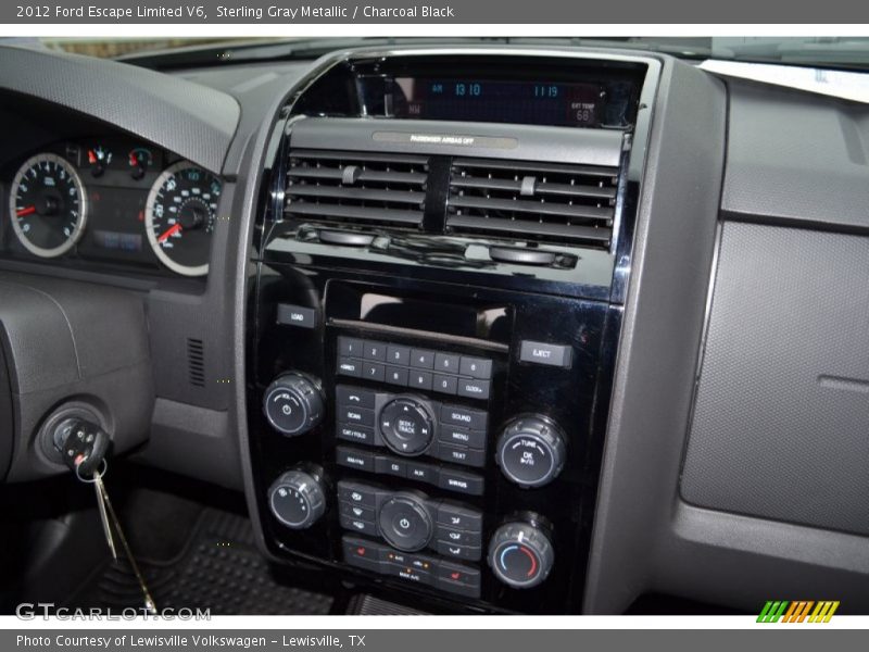 Sterling Gray Metallic / Charcoal Black 2012 Ford Escape Limited V6