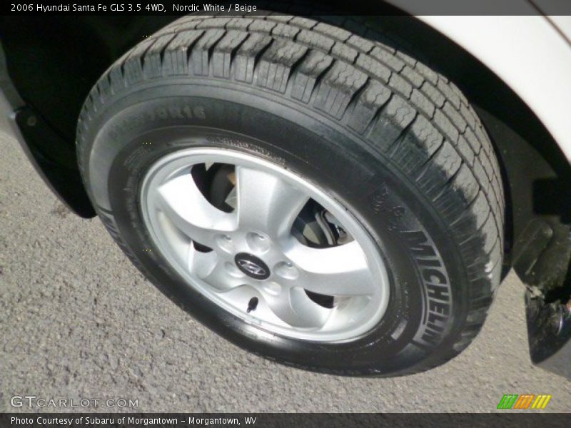 Nordic White / Beige 2006 Hyundai Santa Fe GLS 3.5 4WD