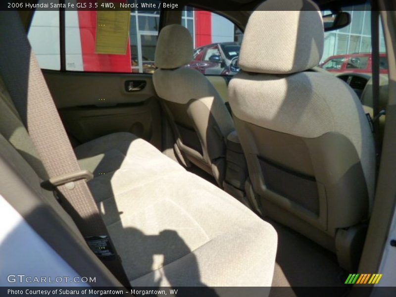 Nordic White / Beige 2006 Hyundai Santa Fe GLS 3.5 4WD