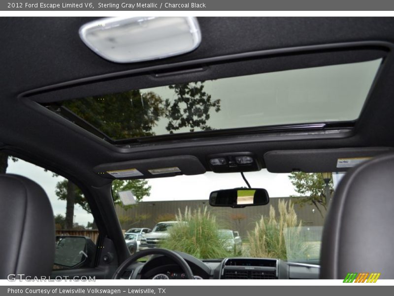 Sterling Gray Metallic / Charcoal Black 2012 Ford Escape Limited V6