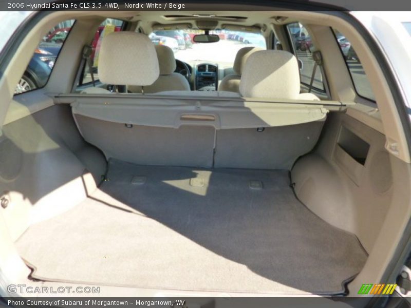 Nordic White / Beige 2006 Hyundai Santa Fe GLS 3.5 4WD
