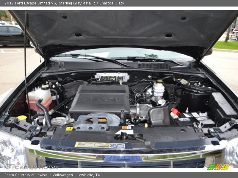 Sterling Gray Metallic / Charcoal Black 2012 Ford Escape Limited V6
