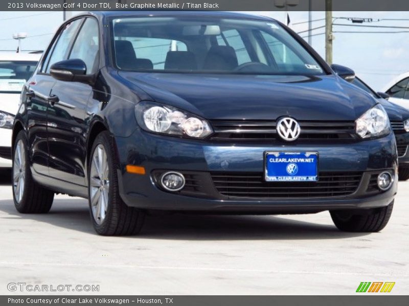 Blue Graphite Metallic / Titan Black 2013 Volkswagen Golf 4 Door TDI