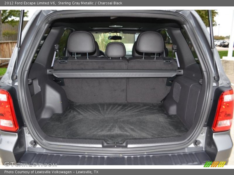 Sterling Gray Metallic / Charcoal Black 2012 Ford Escape Limited V6