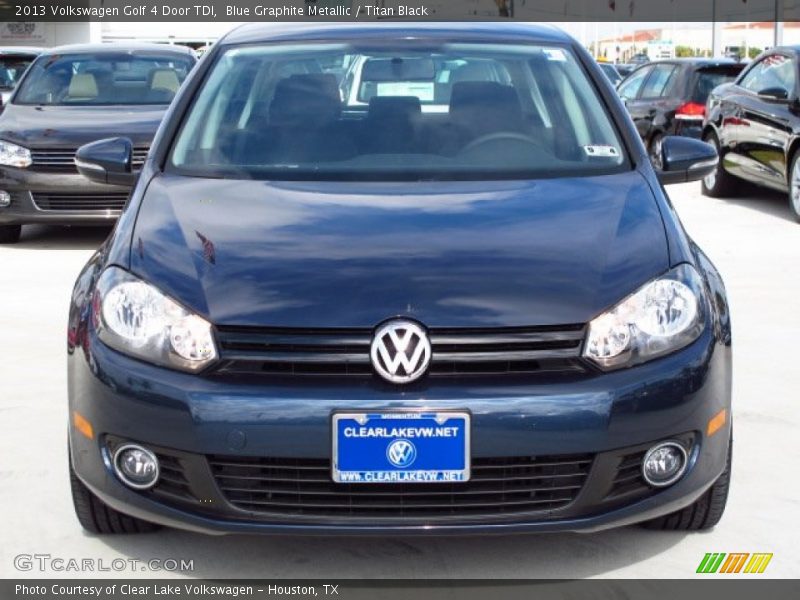 Blue Graphite Metallic / Titan Black 2013 Volkswagen Golf 4 Door TDI