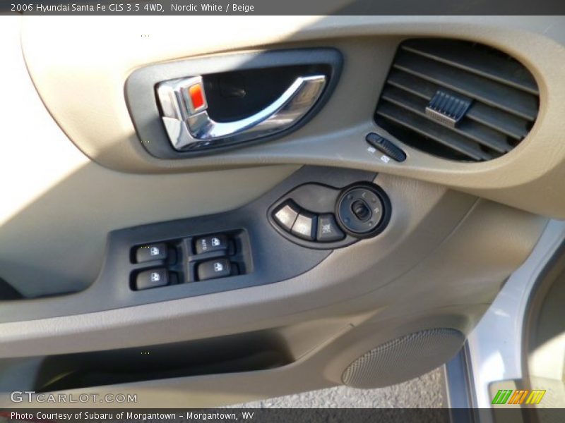 Nordic White / Beige 2006 Hyundai Santa Fe GLS 3.5 4WD