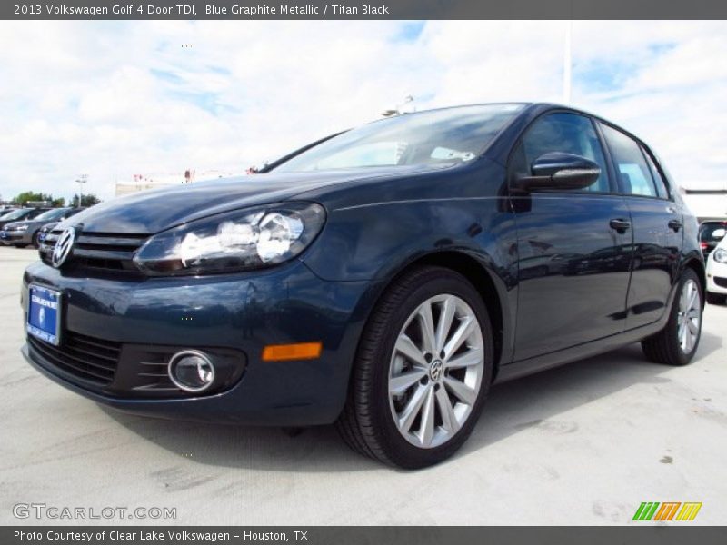 Blue Graphite Metallic / Titan Black 2013 Volkswagen Golf 4 Door TDI