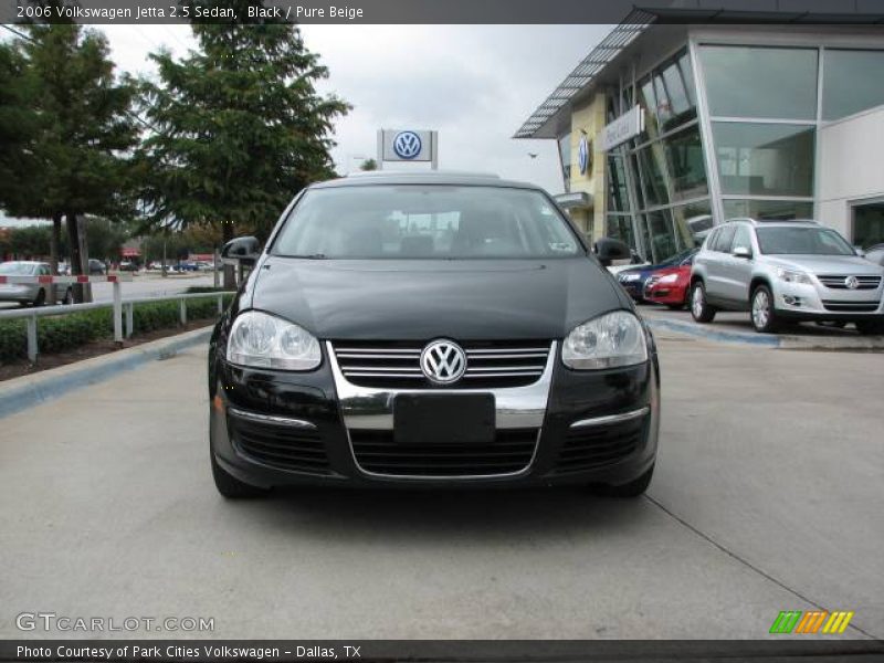Black / Pure Beige 2006 Volkswagen Jetta 2.5 Sedan
