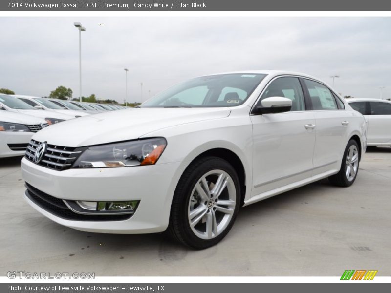 Candy White / Titan Black 2014 Volkswagen Passat TDI SEL Premium