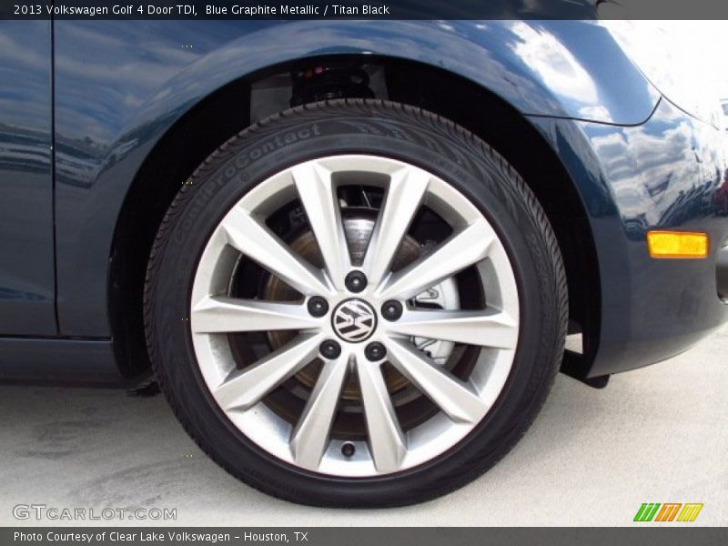 Blue Graphite Metallic / Titan Black 2013 Volkswagen Golf 4 Door TDI