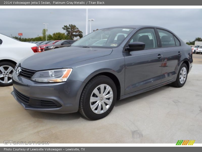 Platinum Gray Metallic / Titan Black 2014 Volkswagen Jetta S Sedan