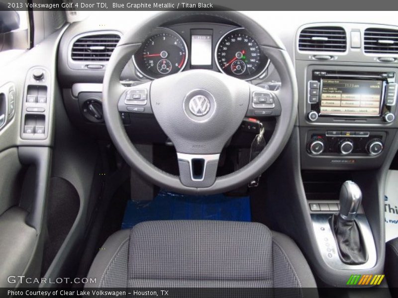 Blue Graphite Metallic / Titan Black 2013 Volkswagen Golf 4 Door TDI