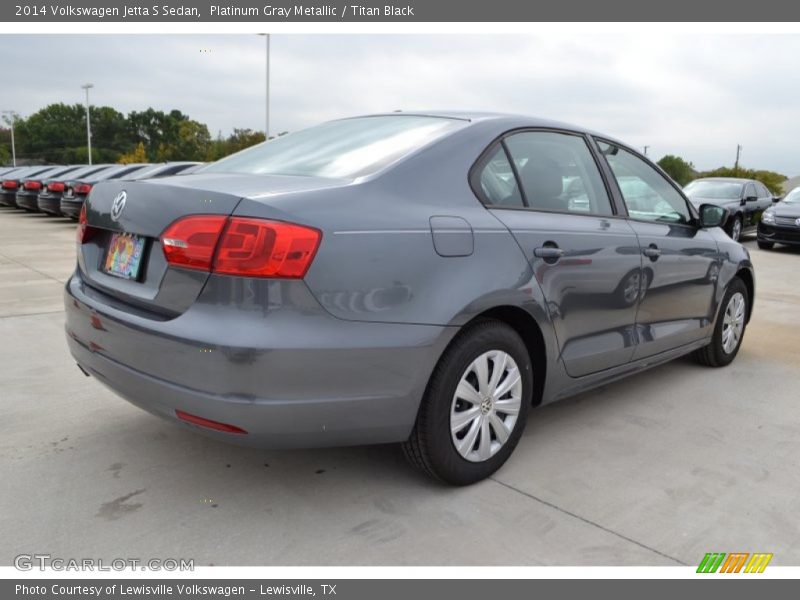Platinum Gray Metallic / Titan Black 2014 Volkswagen Jetta S Sedan