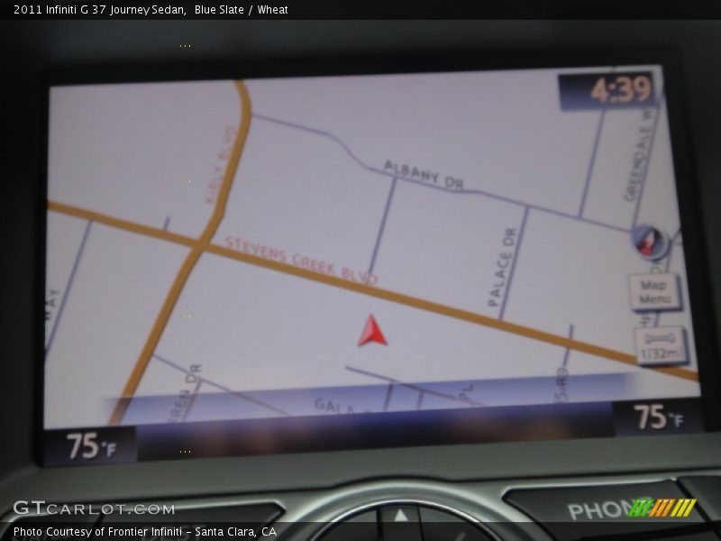 Blue Slate / Wheat 2011 Infiniti G 37 Journey Sedan
