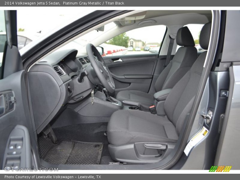 Platinum Gray Metallic / Titan Black 2014 Volkswagen Jetta S Sedan