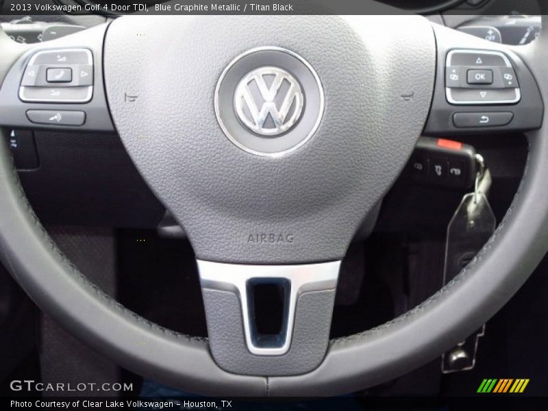 Blue Graphite Metallic / Titan Black 2013 Volkswagen Golf 4 Door TDI