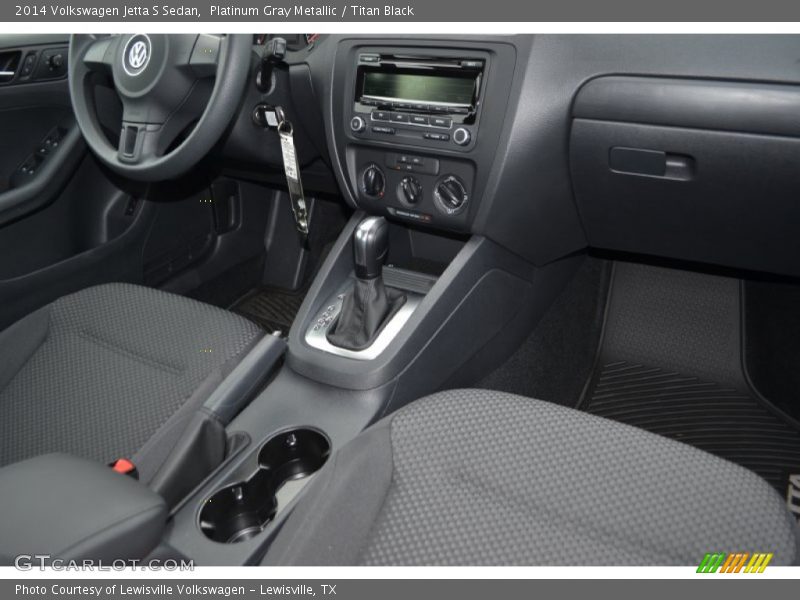 Platinum Gray Metallic / Titan Black 2014 Volkswagen Jetta S Sedan