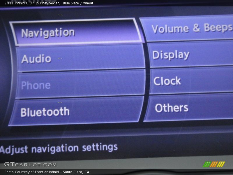 Blue Slate / Wheat 2011 Infiniti G 37 Journey Sedan