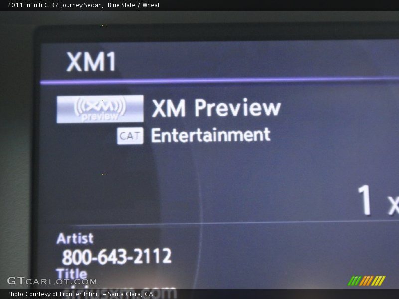 Blue Slate / Wheat 2011 Infiniti G 37 Journey Sedan