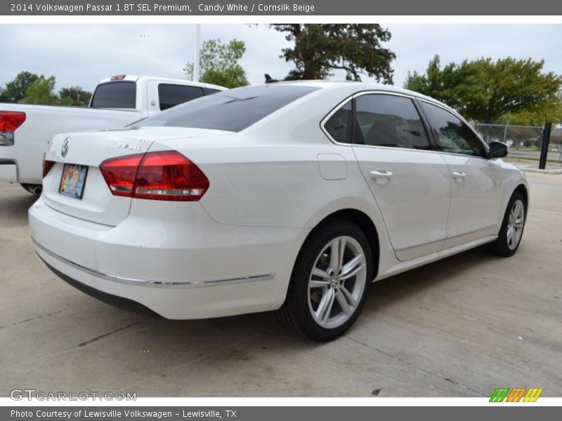 Candy White / Cornsilk Beige 2014 Volkswagen Passat 1.8T SEL Premium