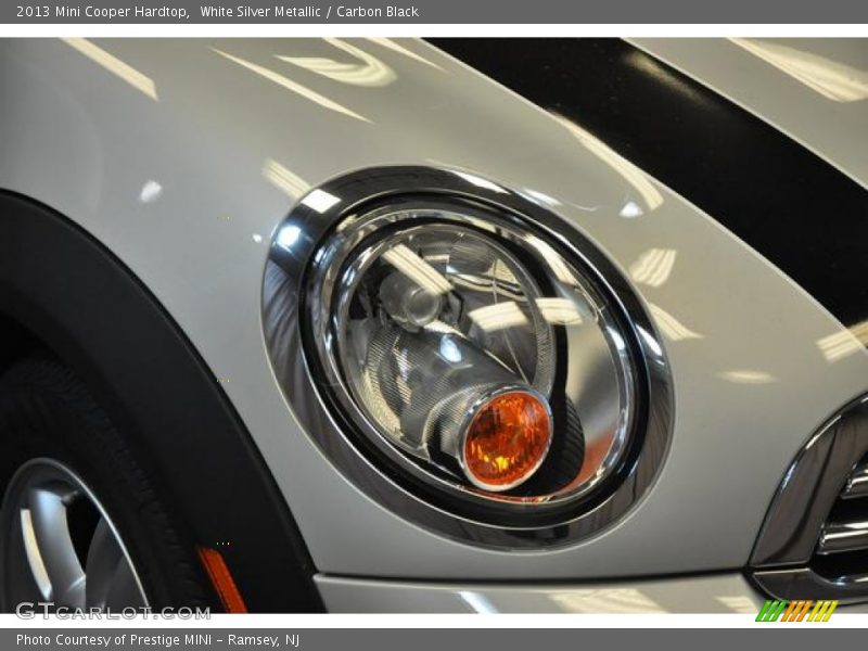 White Silver Metallic / Carbon Black 2013 Mini Cooper Hardtop