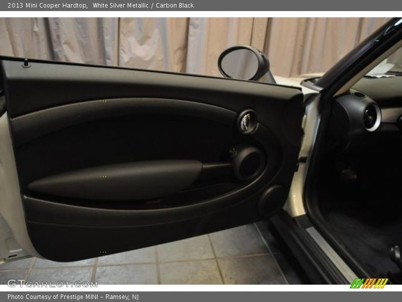White Silver Metallic / Carbon Black 2013 Mini Cooper Hardtop
