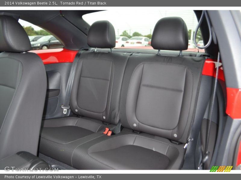 Rear Seat of 2014 Beetle 2.5L