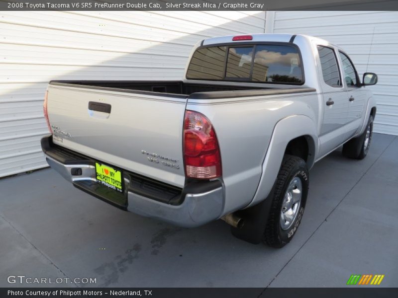 Silver Streak Mica / Graphite Gray 2008 Toyota Tacoma V6 SR5 PreRunner Double Cab