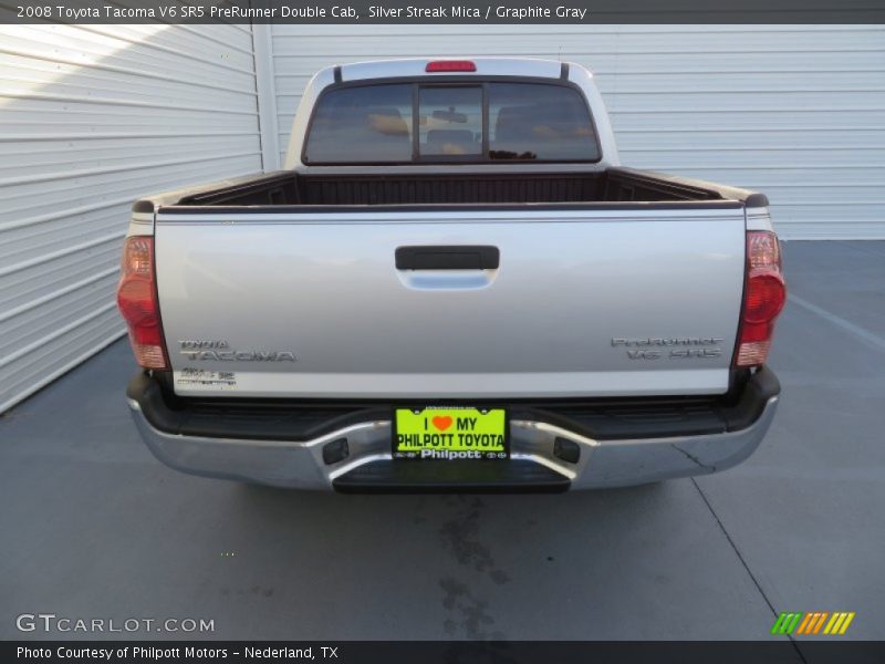 Silver Streak Mica / Graphite Gray 2008 Toyota Tacoma V6 SR5 PreRunner Double Cab
