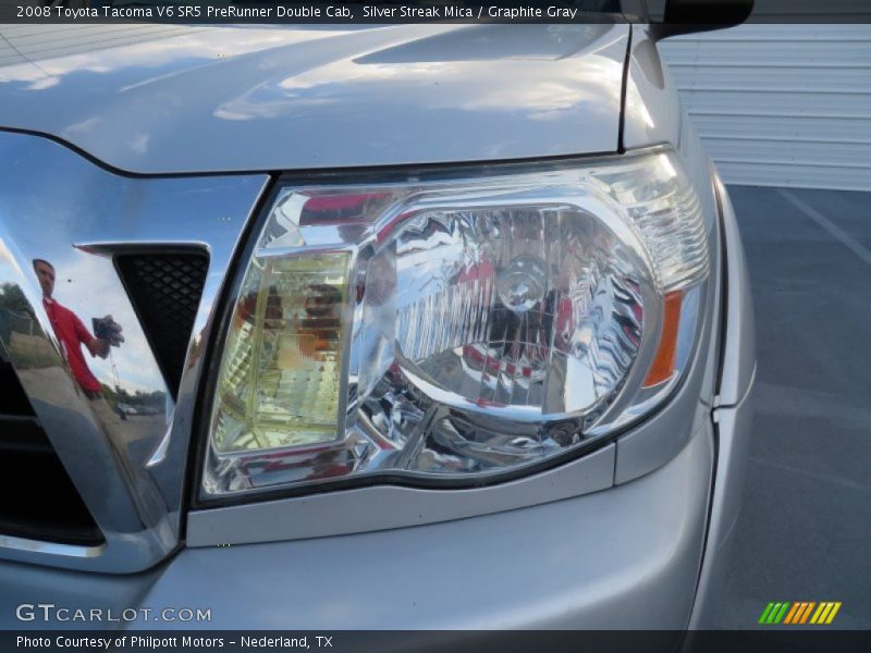 Silver Streak Mica / Graphite Gray 2008 Toyota Tacoma V6 SR5 PreRunner Double Cab