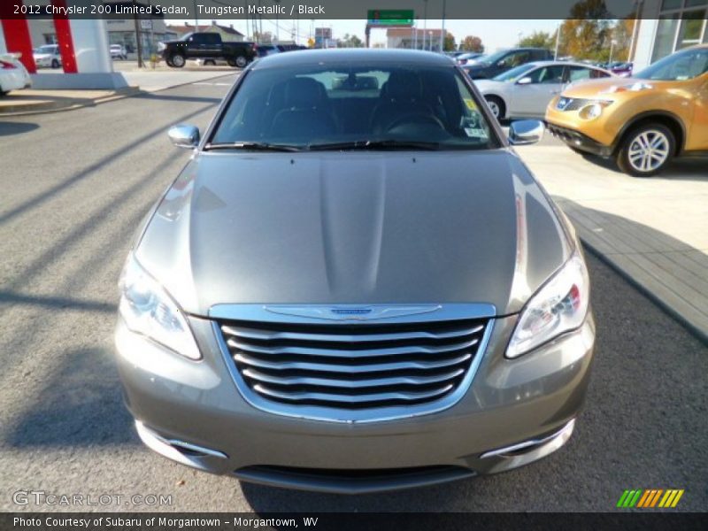 Tungsten Metallic / Black 2012 Chrysler 200 Limited Sedan