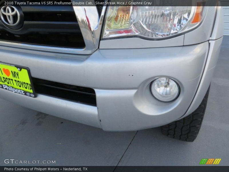 Silver Streak Mica / Graphite Gray 2008 Toyota Tacoma V6 SR5 PreRunner Double Cab