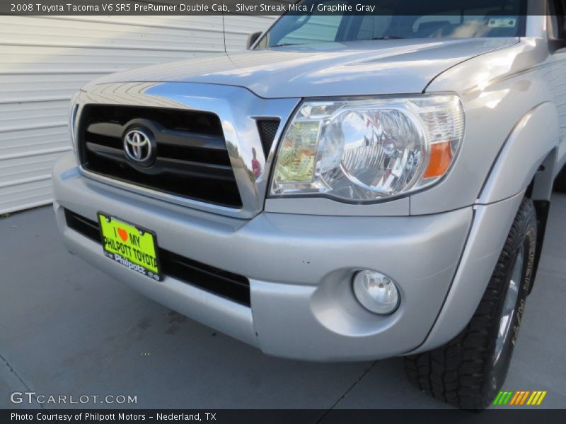 Silver Streak Mica / Graphite Gray 2008 Toyota Tacoma V6 SR5 PreRunner Double Cab
