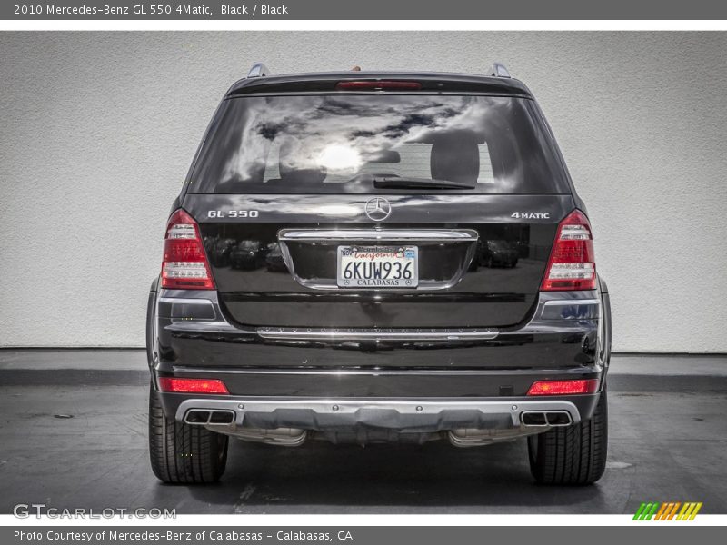 Black / Black 2010 Mercedes-Benz GL 550 4Matic