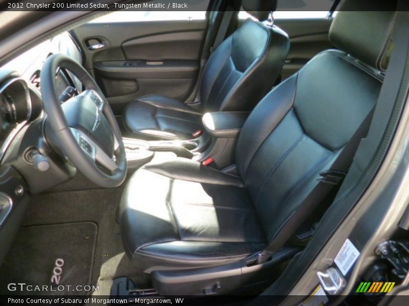 Tungsten Metallic / Black 2012 Chrysler 200 Limited Sedan
