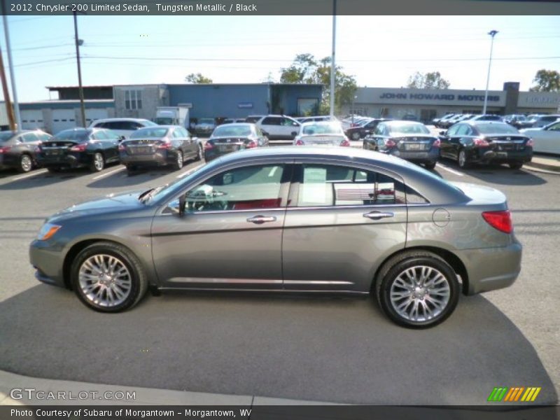 Tungsten Metallic / Black 2012 Chrysler 200 Limited Sedan