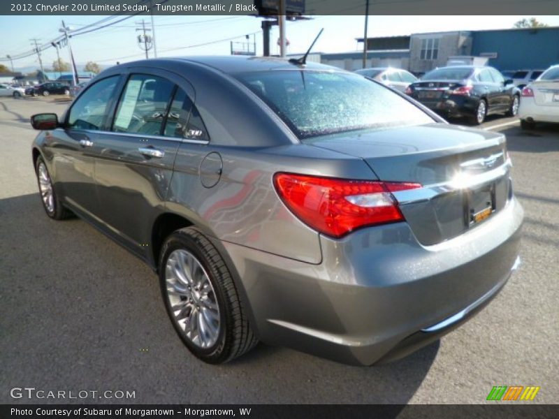 Tungsten Metallic / Black 2012 Chrysler 200 Limited Sedan