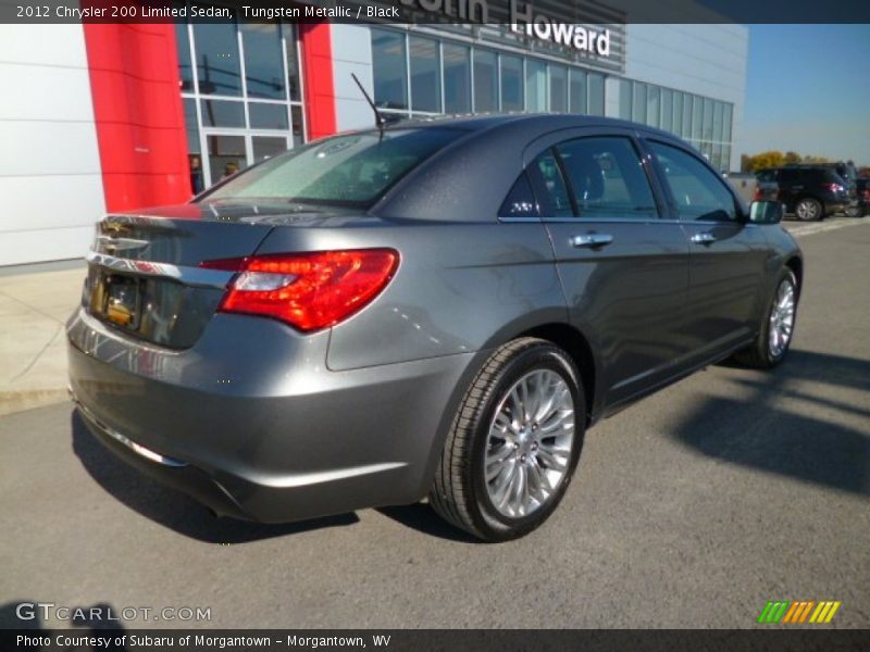 Tungsten Metallic / Black 2012 Chrysler 200 Limited Sedan