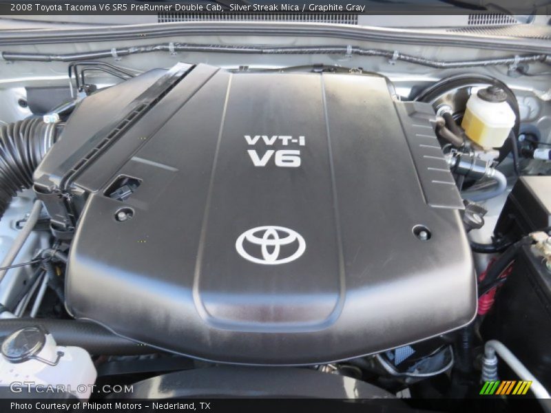 Silver Streak Mica / Graphite Gray 2008 Toyota Tacoma V6 SR5 PreRunner Double Cab