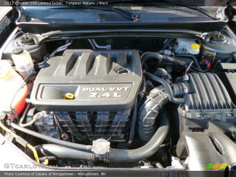 Tungsten Metallic / Black 2012 Chrysler 200 Limited Sedan