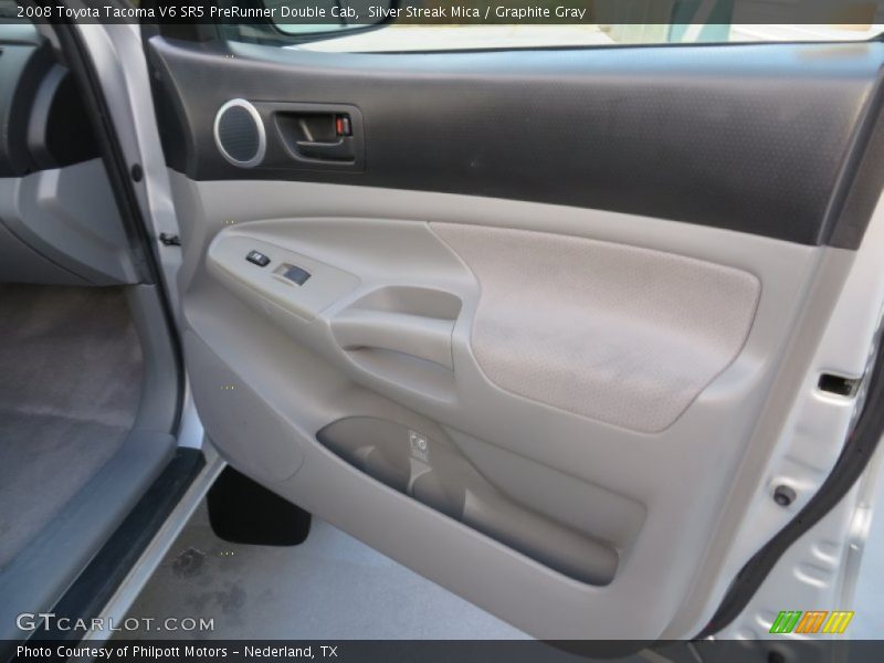 Silver Streak Mica / Graphite Gray 2008 Toyota Tacoma V6 SR5 PreRunner Double Cab
