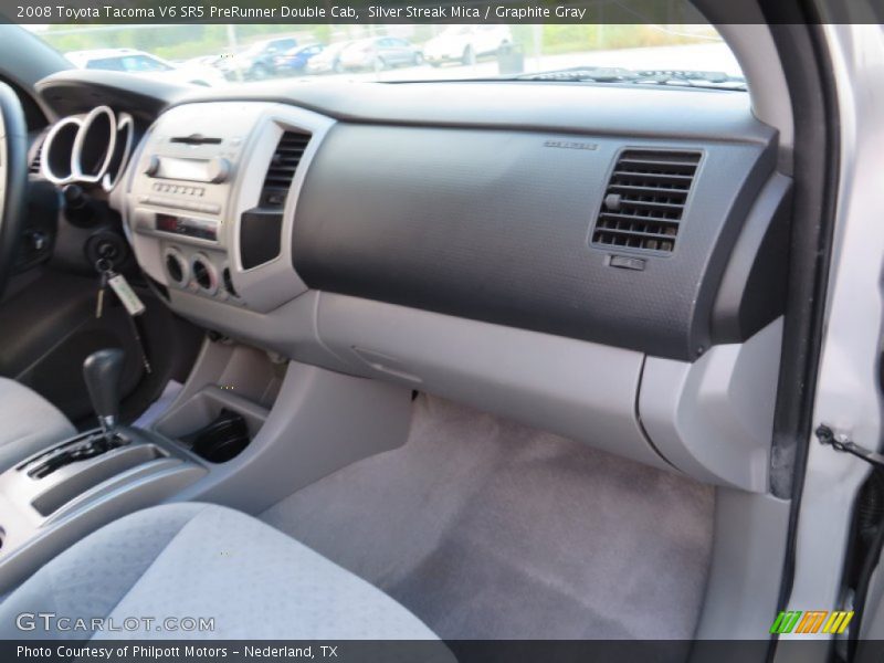 Silver Streak Mica / Graphite Gray 2008 Toyota Tacoma V6 SR5 PreRunner Double Cab