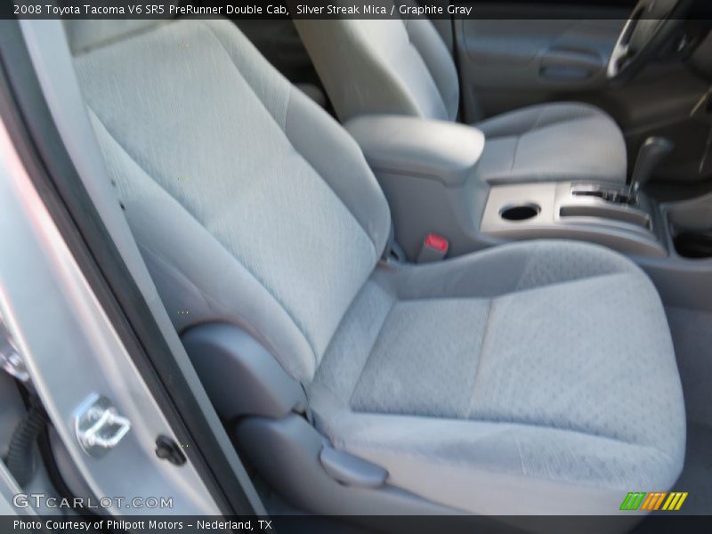 Silver Streak Mica / Graphite Gray 2008 Toyota Tacoma V6 SR5 PreRunner Double Cab